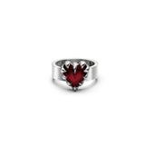 Stolen Girlfriends Club - Love Claw Ring Garnet