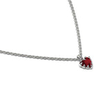 Stolen Girlfriends Club - Mini Love Claw Necklace Garnet