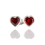Nick Von K - Crimson Crush Garnet Studs