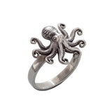 Nick Von K - Mini Kraken Octopus ring in Sterling Silver