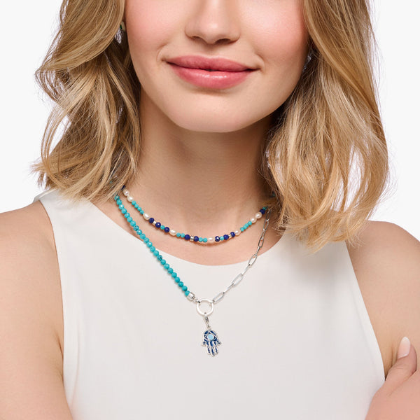 Thomas Sabo Karma Bead Blue Fatima's Hand