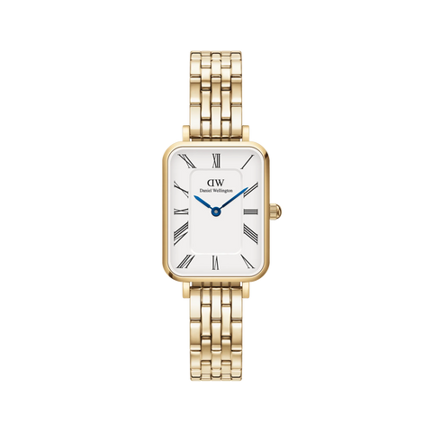 Daniel Wellington -Quadro Roman Numerals 5-Link Gold