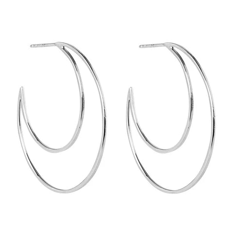 Najo -  Moon Hoop Earring