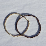 Fabuleux Vous - Perle Petite Mocha Pearl Stretchy Bracelet