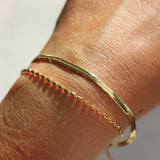 Fabuleux Vous - Steel Me Double Chain Gold Bracelet