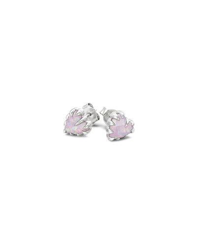 Stolen Girlfriends Club - Love Claw Earrings Pink Opal