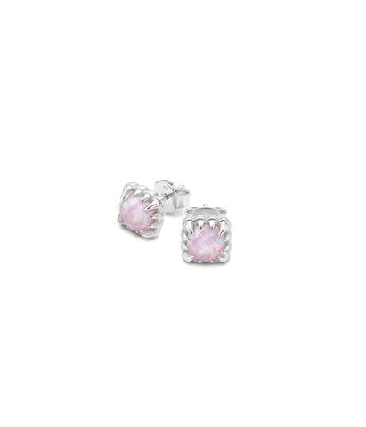 Stolen Girlfriends Club - Mini Claw Studs Pink Opal