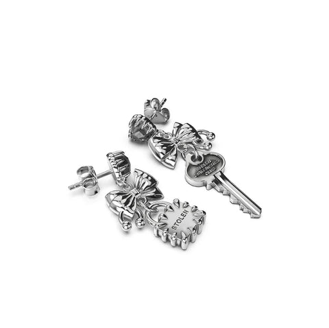 Stolen Girlfriends Club - Love Locked Bow Earrings