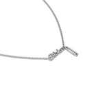 Stolen Girlfriends Club -  Sentimental Script Necklace Silver