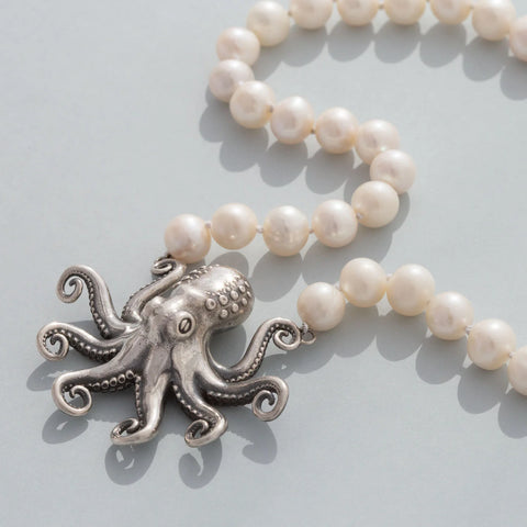 Nick Von K - Kraken Octopus Pearl Necklace