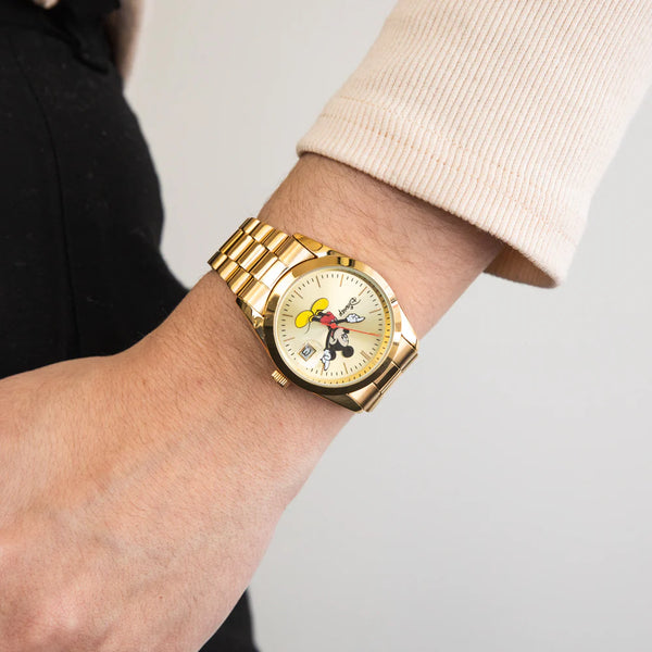 Disney - Mickey Mouse Gold Tone Watch – Brent Weatherall Jeweller