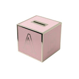 ABC Cube Money Box Pastel Pink