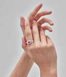 Stolen Girlfriends Club - Baby Claw Ring Mystic Quartz