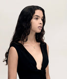 Stolen Girlfriends Club - Love Claw Necklace, Pink Opal/Gold Plate