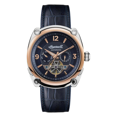 Ingersoll - The Michigan Rose Gold & Blue