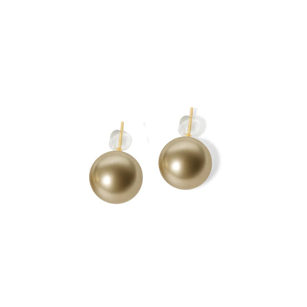 Fabuleux Vous - Perle Large Champagne Pearl Studs