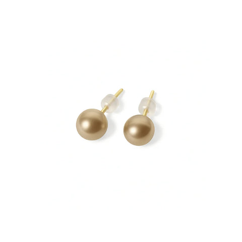Fabuleux Vous - Perle Regular Champagne Pearl Studs