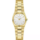 Bulova - Ladies Classic Mini Seville Silver Dial Gold Bracelet