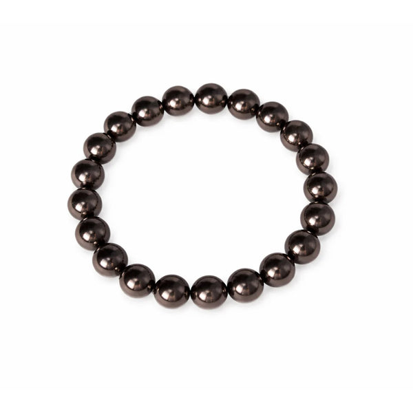 Fabuleux Vous - Perle Mocha Pearl Stretchy Bracelet