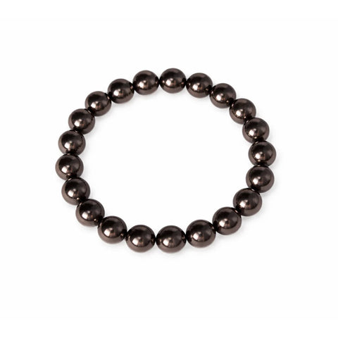 Fabuleux Vous - Perle Mocha Pearl Stretchy Bracelet