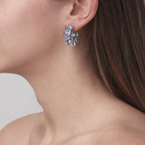 Dyrber Kern - Hardy Shiny Silver Earrings Light Blue