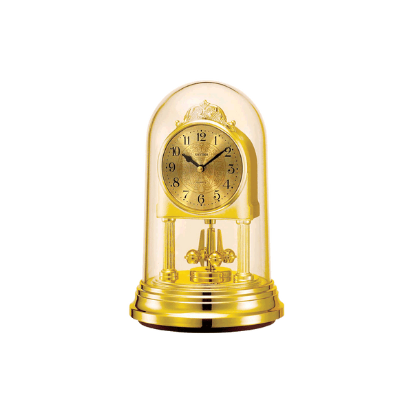 Rhythm - Anniversary Clock Gold