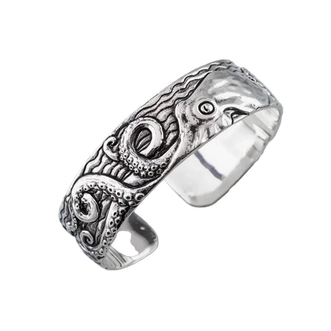 Nick Von K - Epic Kraken Cuff in Stainless Steel