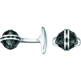 Swarovski Jewellery - Ball Crystal Black Cufflinks