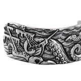 Nick Von K - Epic Kraken Cuff in Stainless Steel