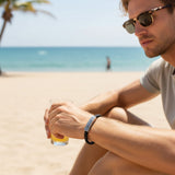 Cudworth - Braided Suede & Steel Calabria Bracelet, 21.5cm x 6mm, Nero