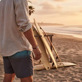 Cudworth - Braided Suede & Steel Calabria Bracelet, 21.5cm x 6mm, Brown