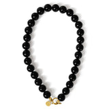 Fabuleux Vous - Black Onyx Polished Necklace