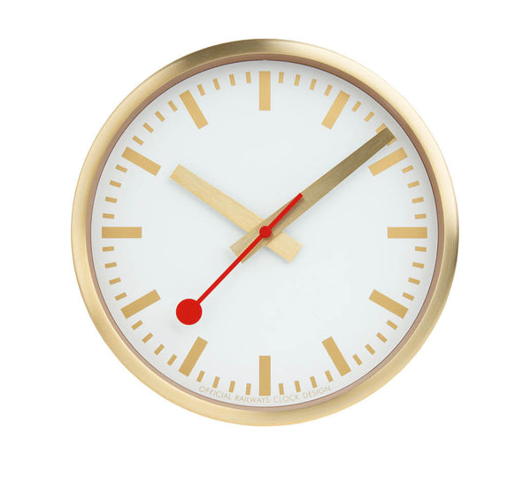 Mondaine -  Wall Clock Pure Gold