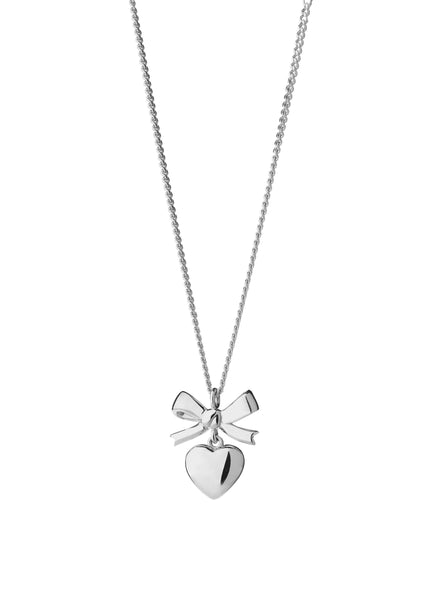 Karen Walker Mini Superlove Necklace 45cm Sterling Silver