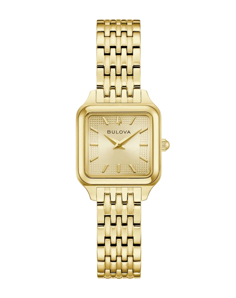 Bulova - Ladies Sutton Square Gold Watch