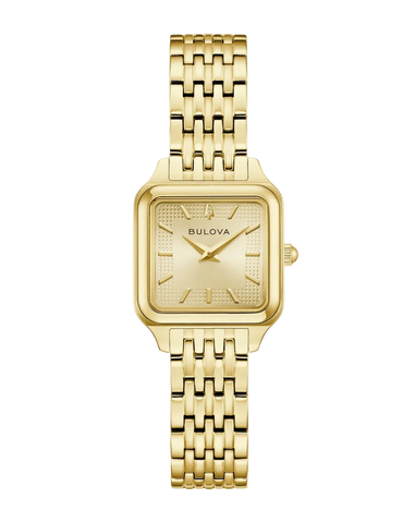 Bulova - Ladies Sutton Square Gold Watch