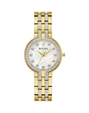 Bulova - Classic Crystal Watch Gold