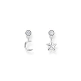 Thomas Sabo - Moon & Star CZ Stud Earrings