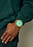 Nixon - 51-30 Chrono Gold & Turquoise