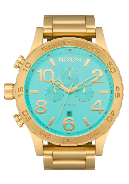Nixon - 51-30 Chrono Gold & Turquoise