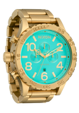 Nixon - 51-30 Chrono Gold & Turquoise