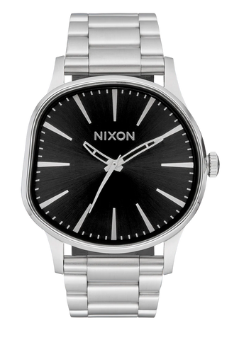 Nixon - Sentry Wobble Silver/Black Sunray