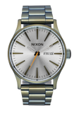 Nixon - Sentry Stainless Steel Watch Vintage White/Surplus