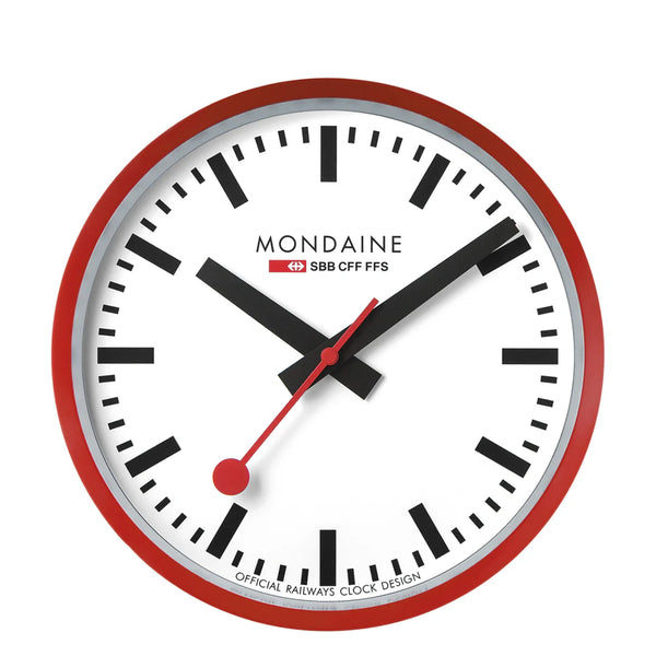 Mondaine - Wall Clock Red