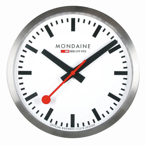 Mondaine - Official Wall Clock Small Silver