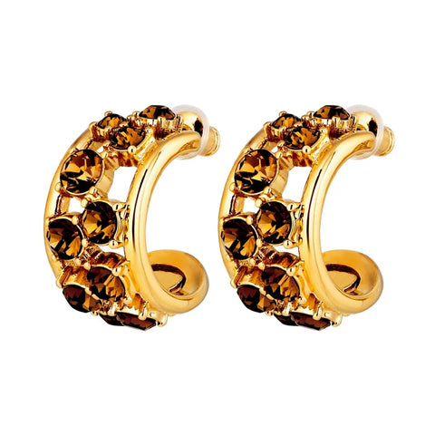 D/K & Co - Astor SG Brown Earrings