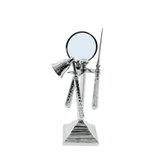 Le Monde - Allure Magnifying Glass, Letter Opener And Candle Snuffer On Stand