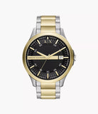 Armani Exchange - Three-Hand Date Two-Tone Stainless Steel Watch