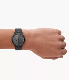 Armani Exchange - Two Hand Black Stainless Steel Watch