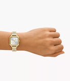 Armani Exchange -  Square Gold Tone Watch